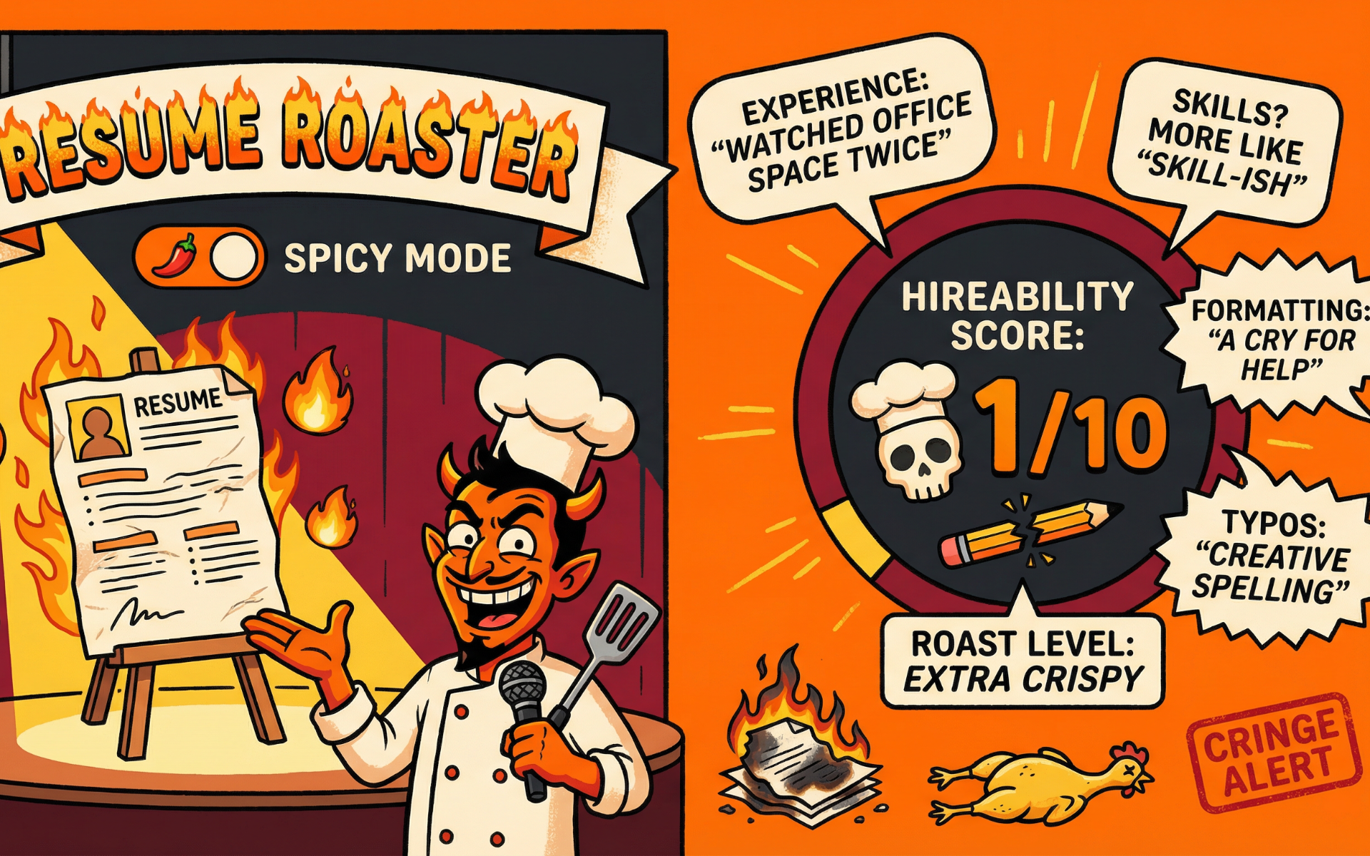 Your Resume is a Dumpster Fire—And We're Here to Roast It