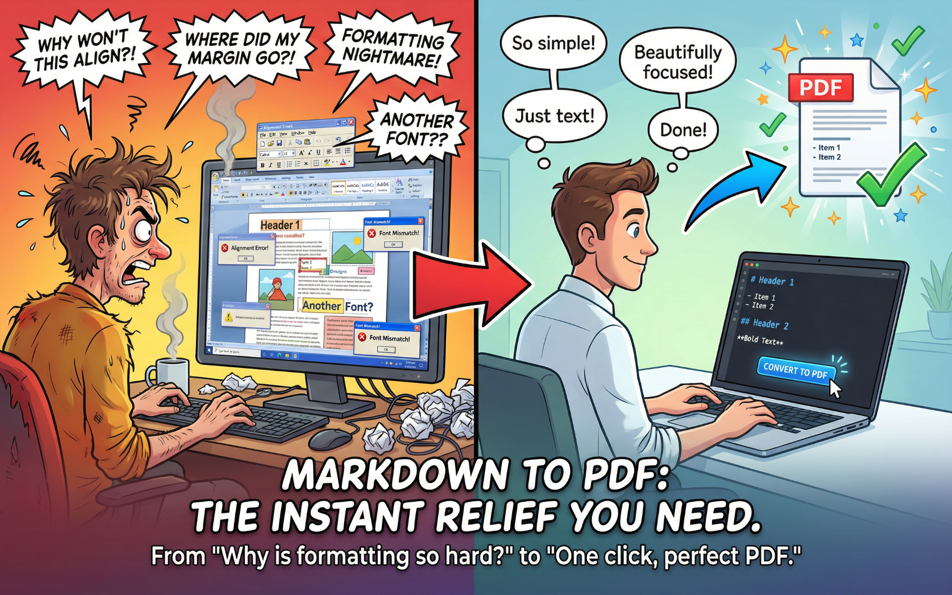 Markdown to PDF: The Document Conversion That'll Make You Weep With Joy